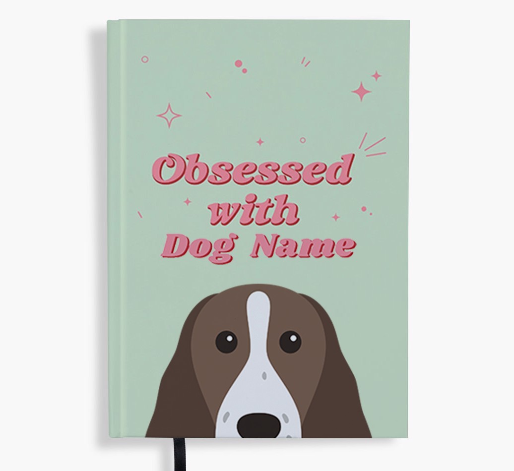 Obsessed: Personalised {breedFullName} Notebook