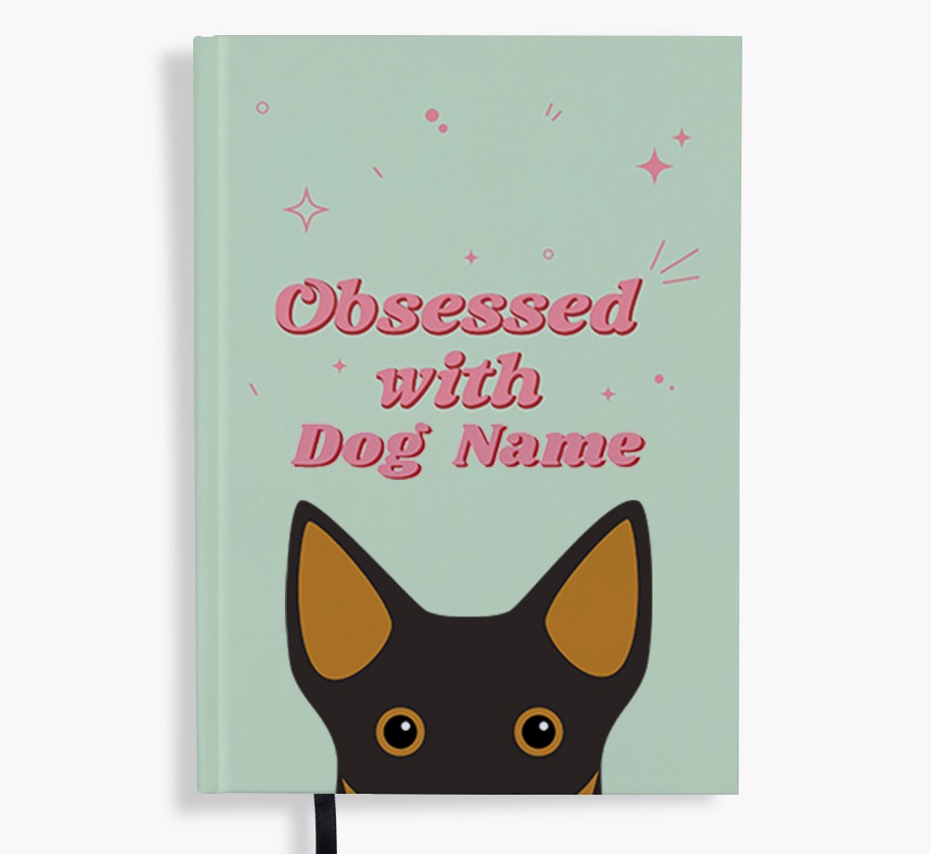 Obsessed: Personalised {breedFullName} Notebook