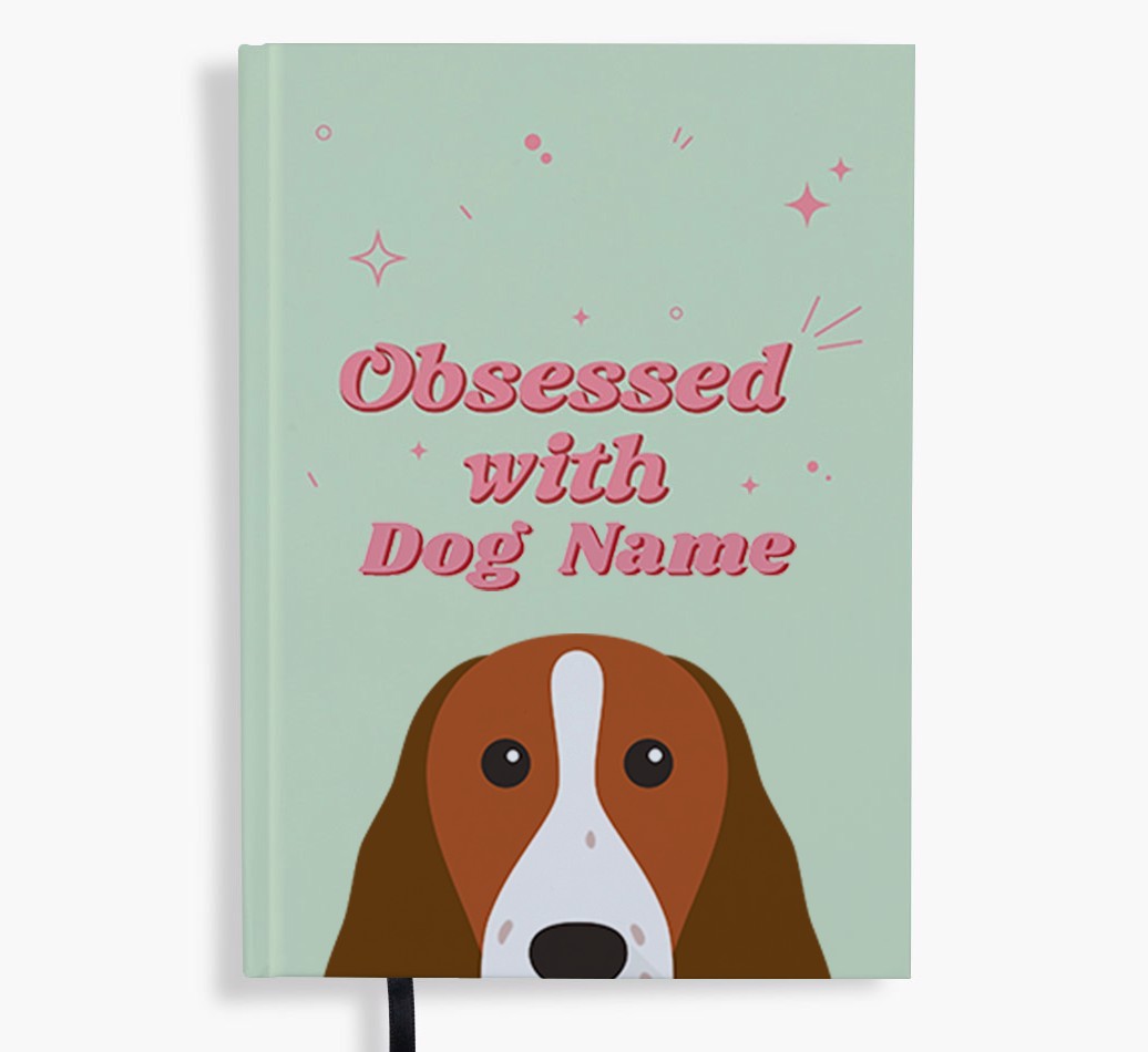 Obsessed: Personalised {breedFullName} Notebook