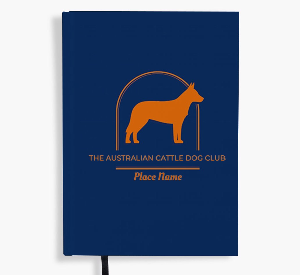 Silhouette Logo: Personalized {breedFullName} Notebook