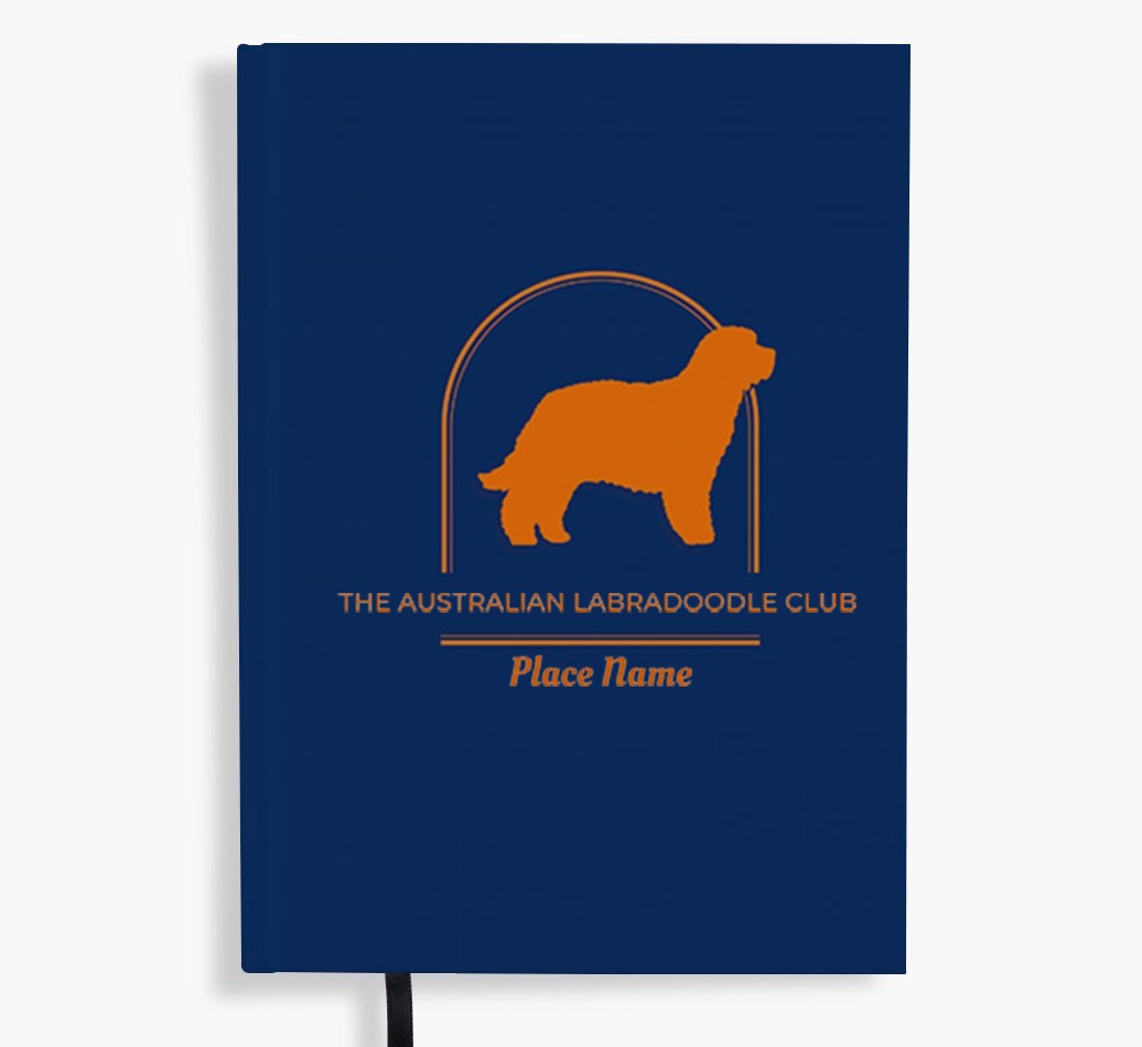 Silhouette Logo: Personalised {breedFullName} Notebook