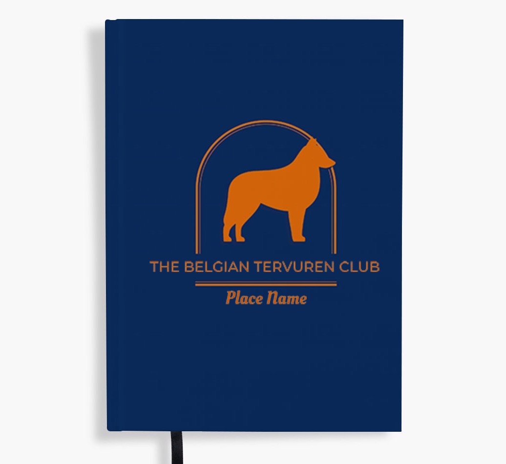 Silhouette Logo: Personalised {breedFullName} Notebook