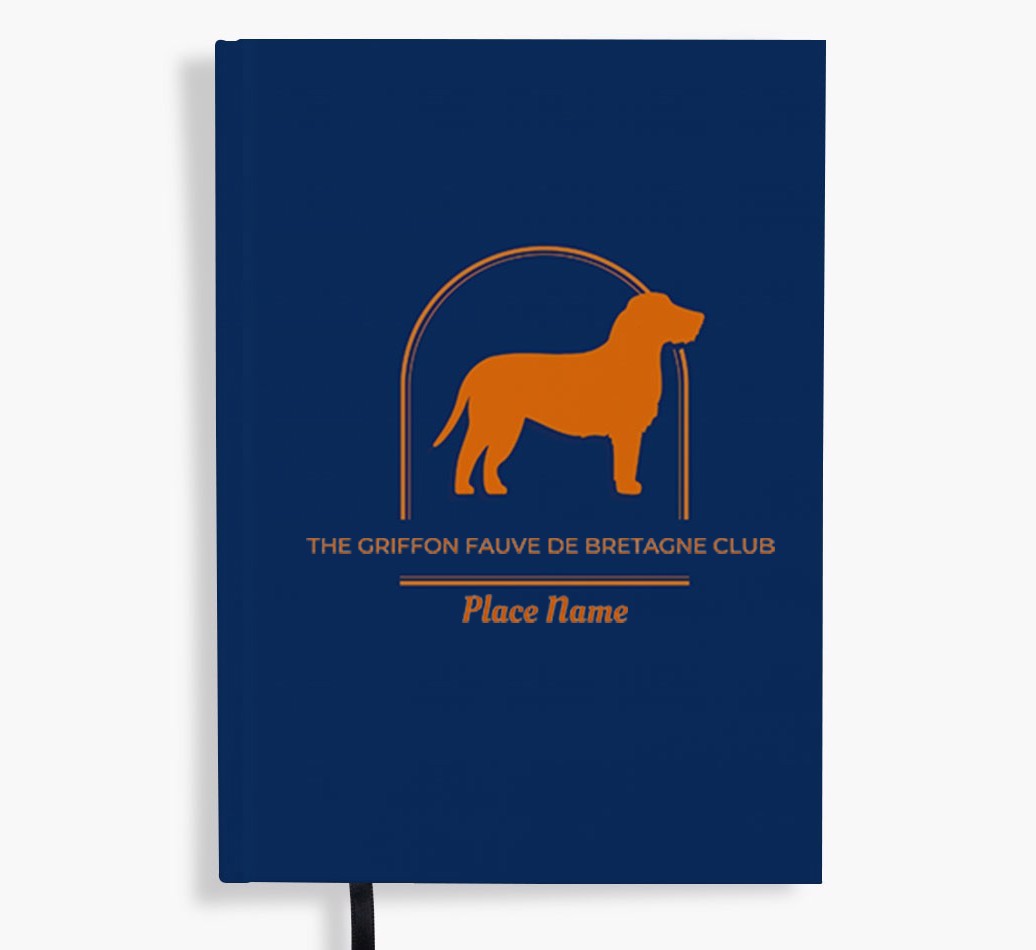 Silhouette Logo: Personalised {breedFullName} Notebook