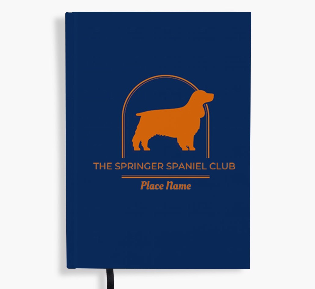 Silhouette Logo: Personalised {breedFullName} Notebook