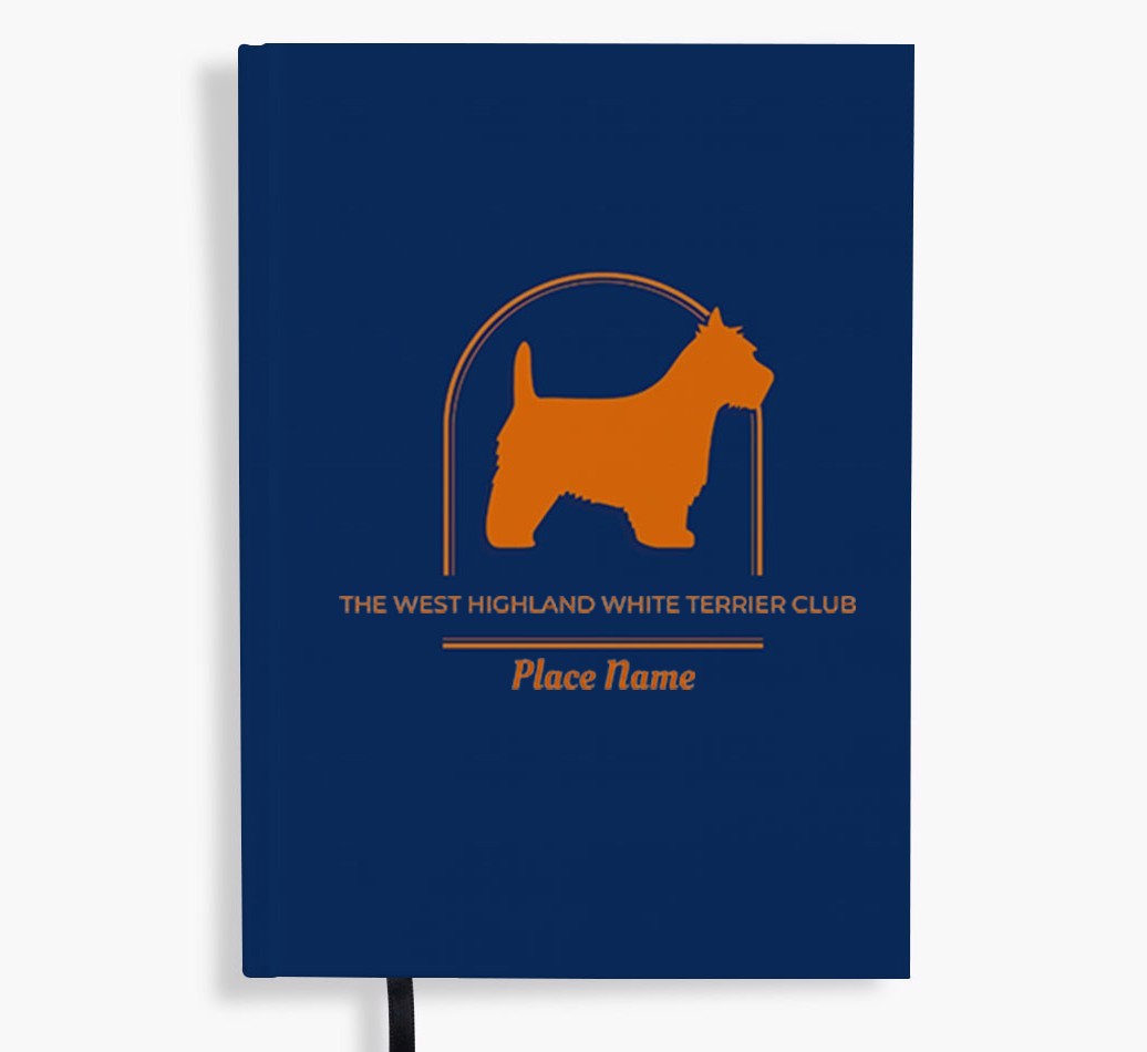 Silhouette Logo: Personalised {breedFullName} Notebook