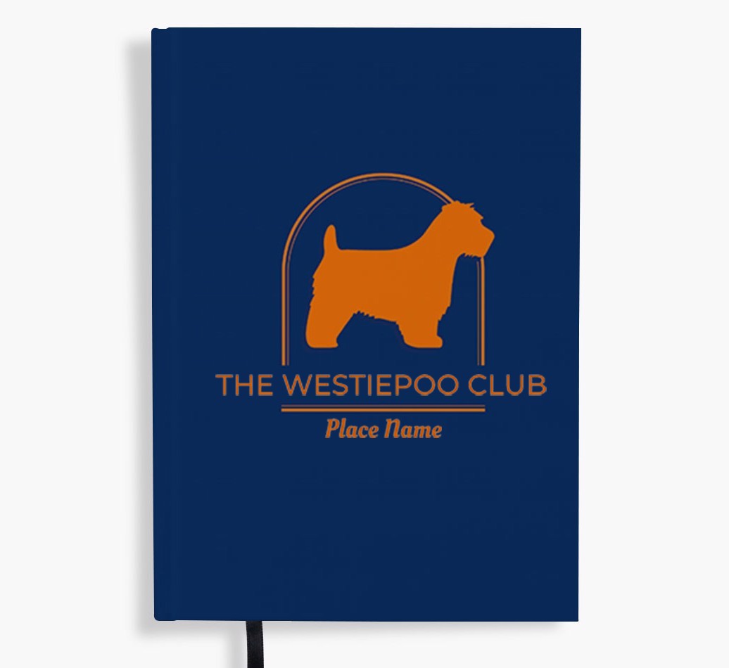 Silhouette Logo: Personalised {breedFullName} Notebook