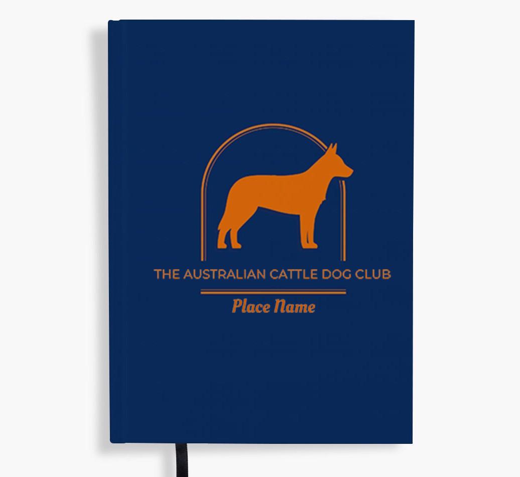 Silhouette Logo: Personalized {breedFullName} Notebook