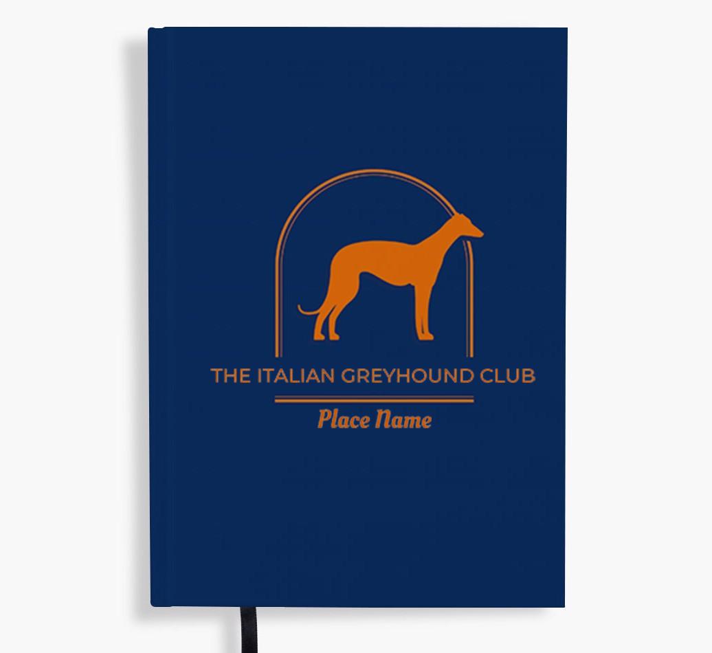 Silhouette Logo: Personalized {breedFullName} Notebook