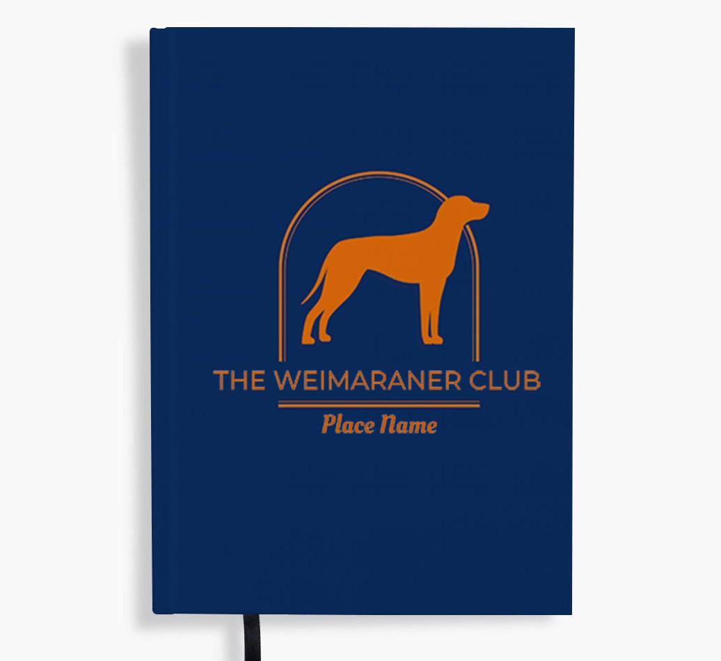 Silhouette Logo: Personalized {breedFullName} Notebook