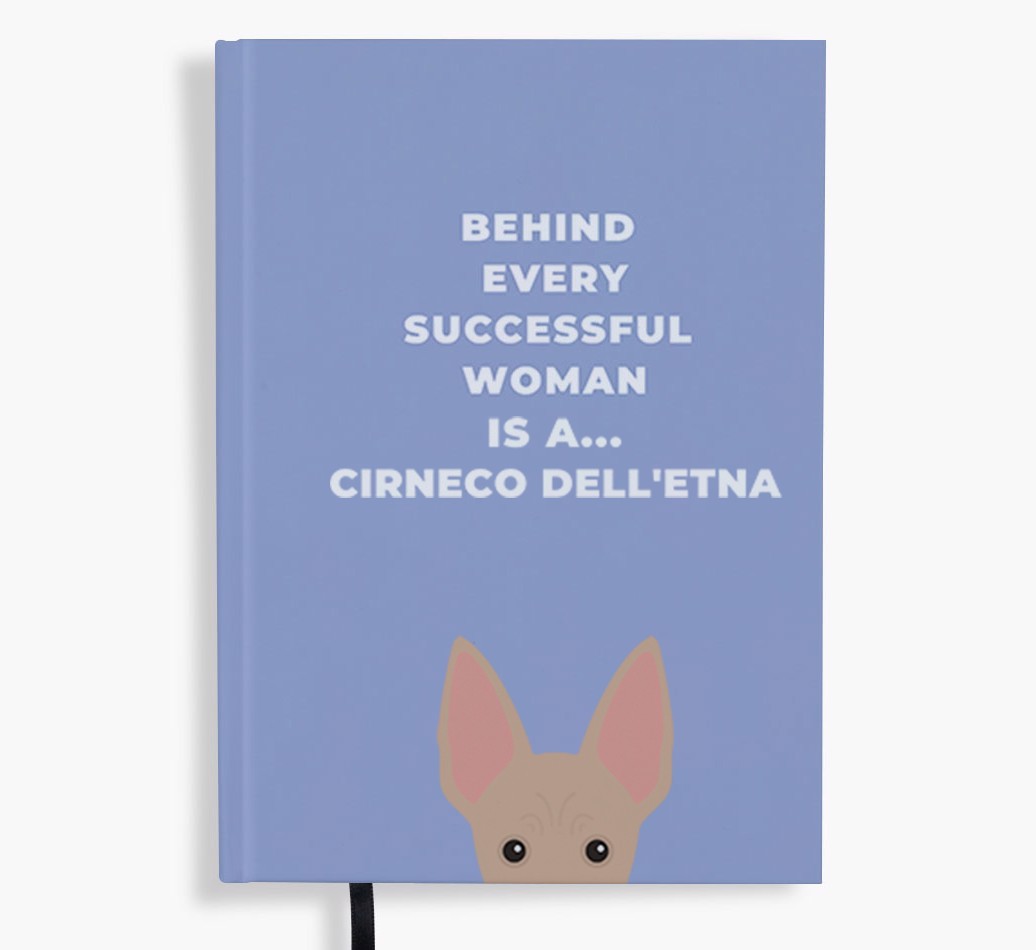 Successful Woman: Personalised {breedFullName} Notebook
