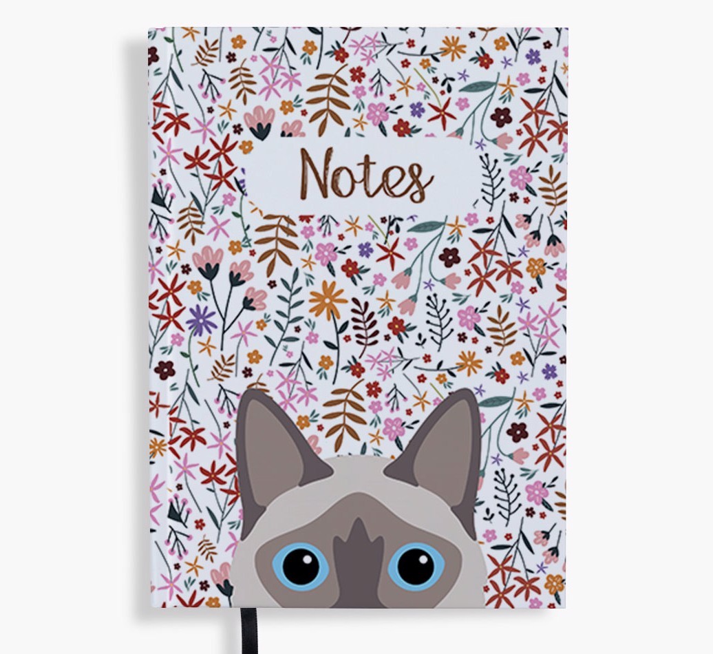 Floral Notes: Personalised {breedFullName} Notebook