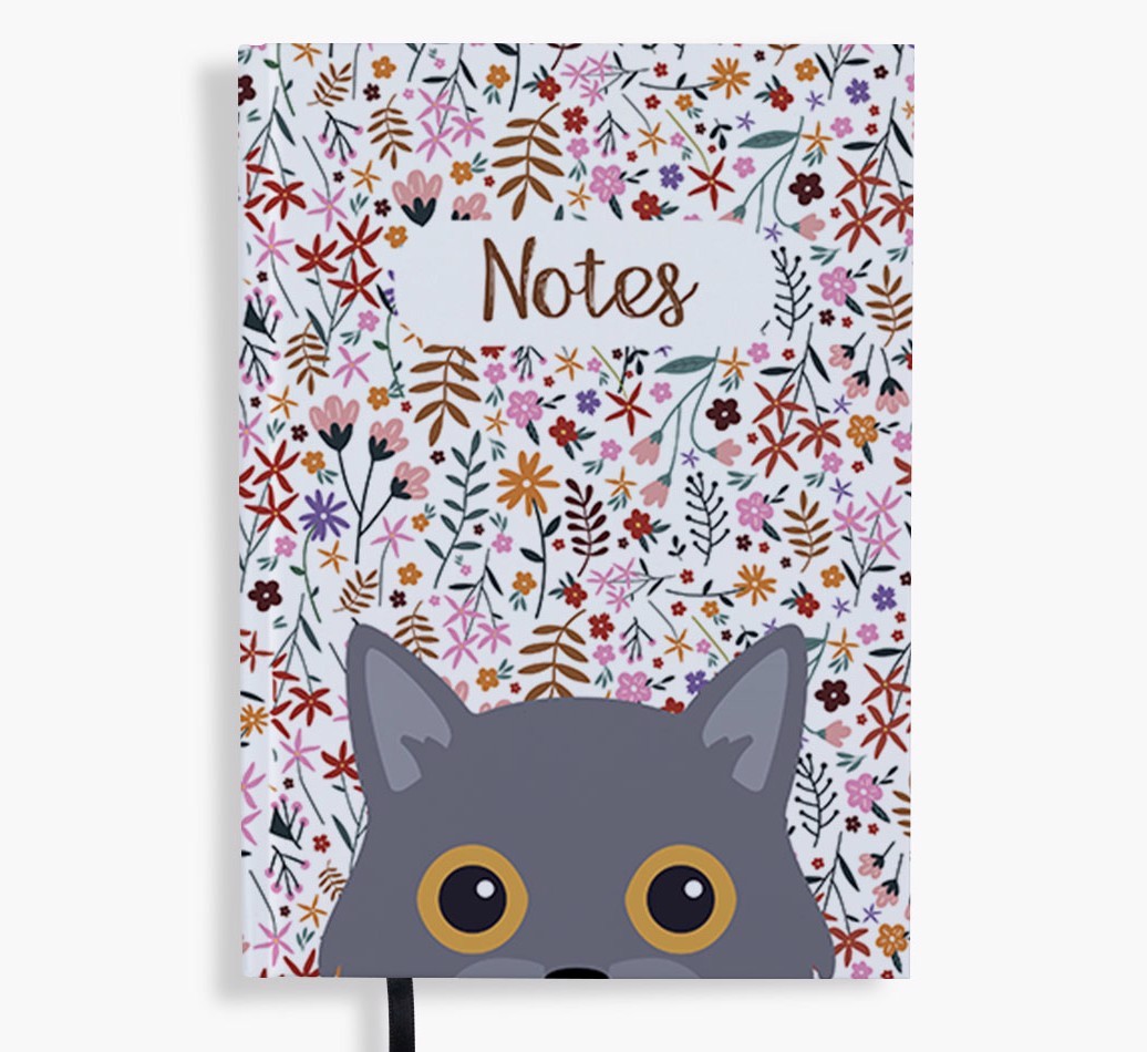 Floral Notes: Personalised {breedFullName} Notebook