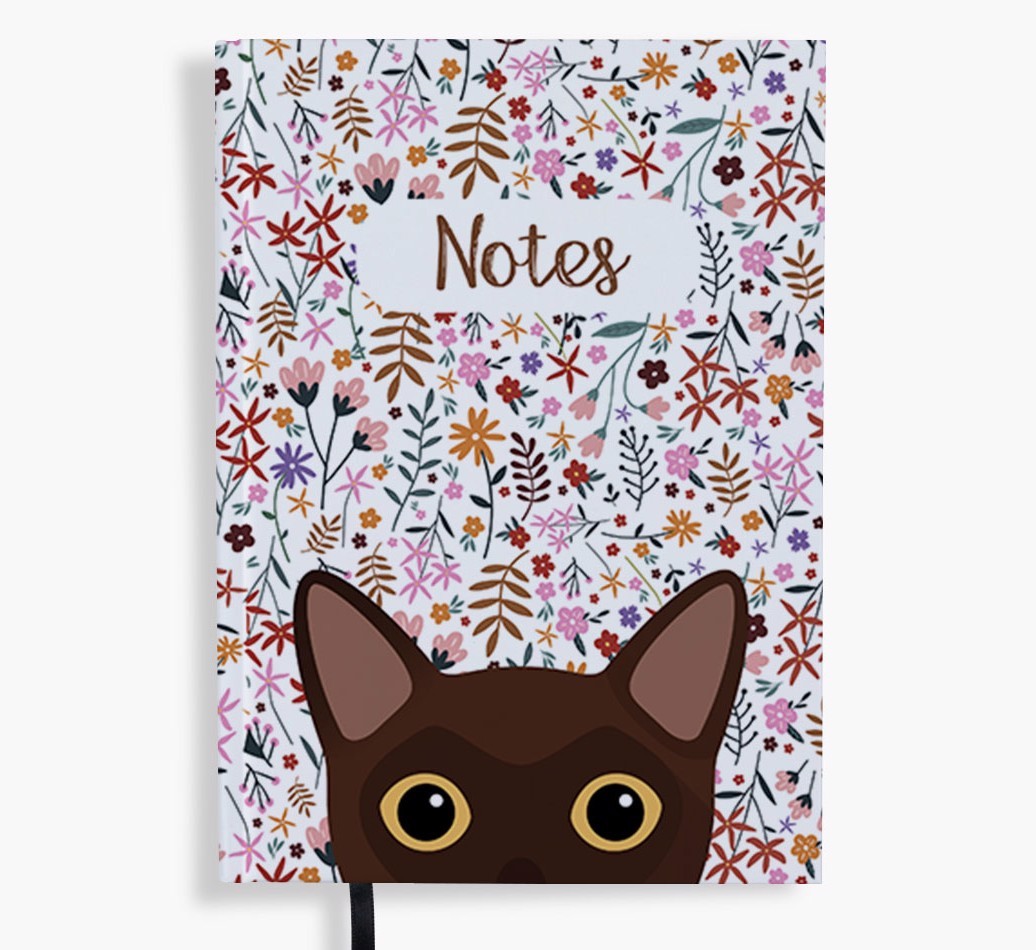 Floral Notes: Personalised {breedFullName} Notebook