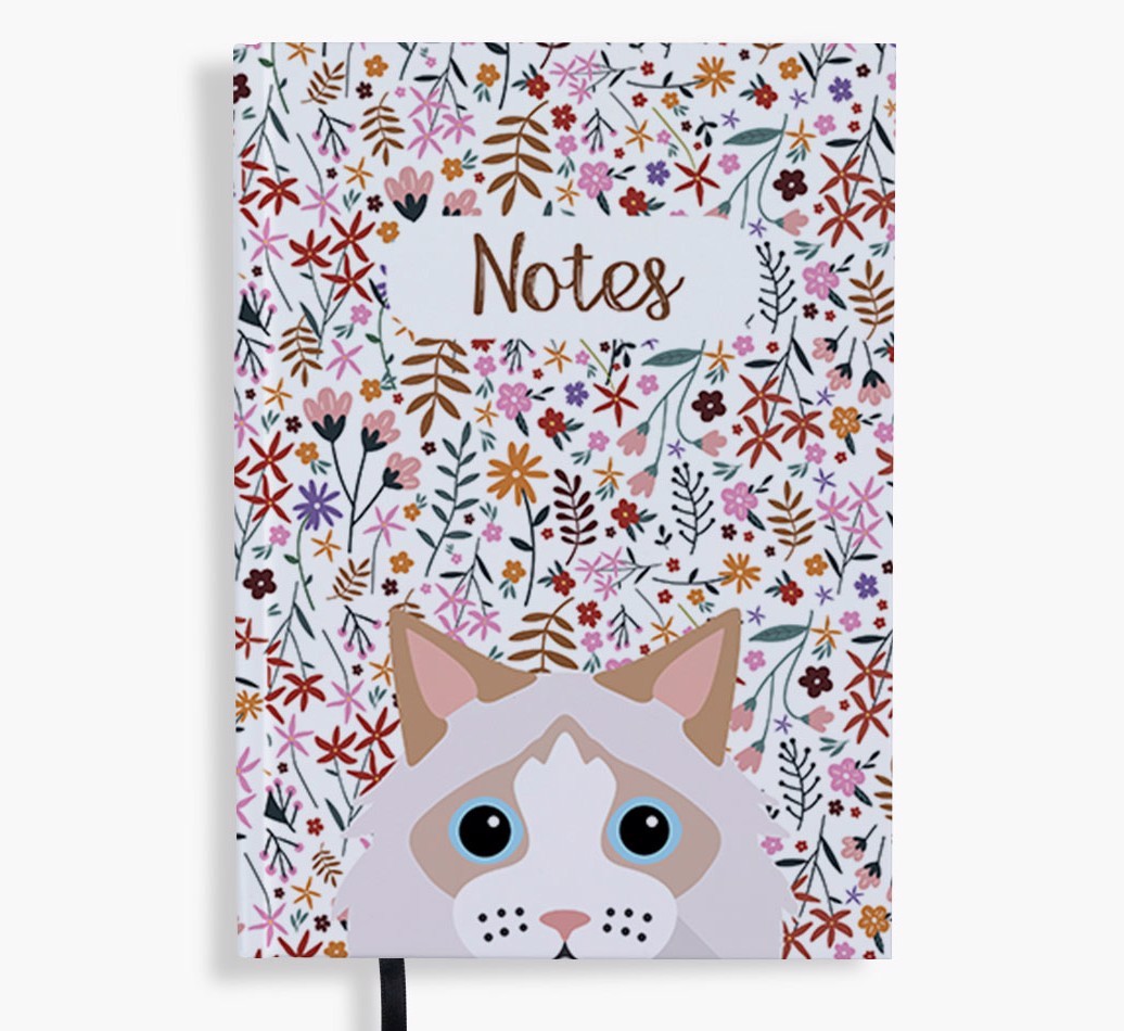Floral Notes: Personalised {breedFullName} Notebook