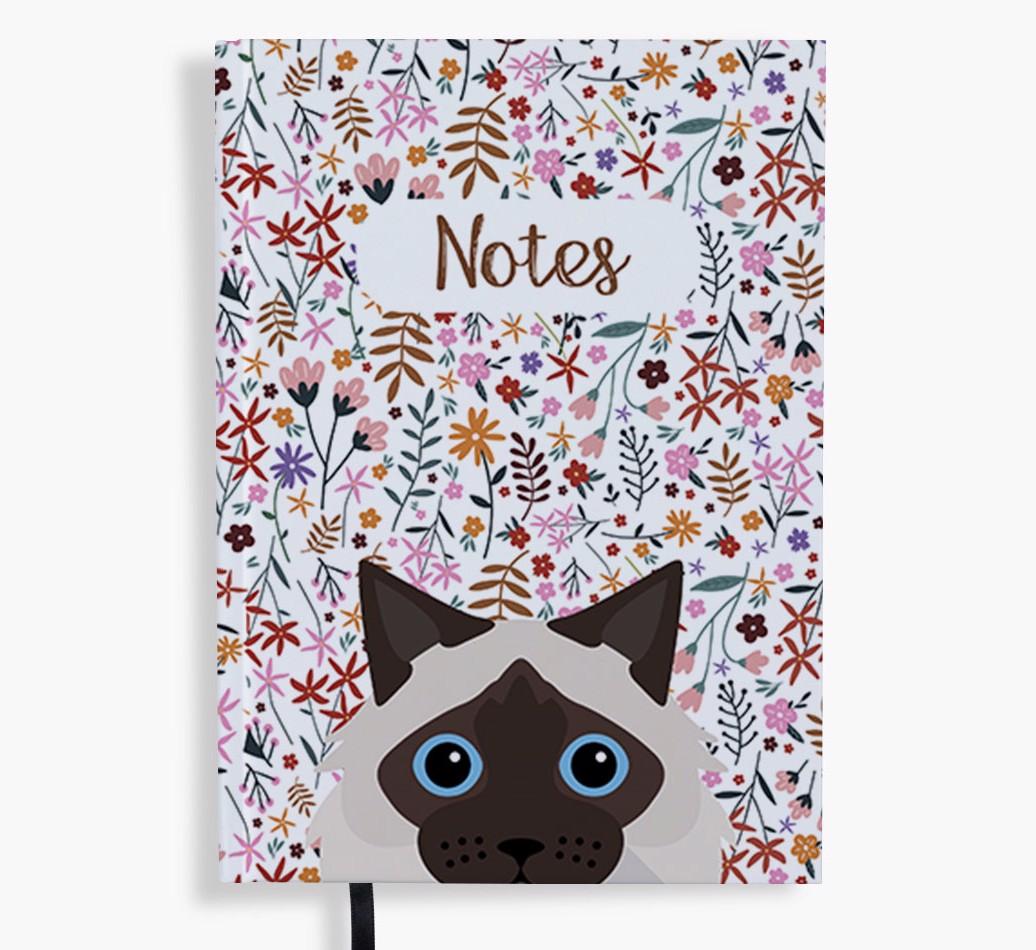 Floral Notes: Personalized {breedFullName} Notebook