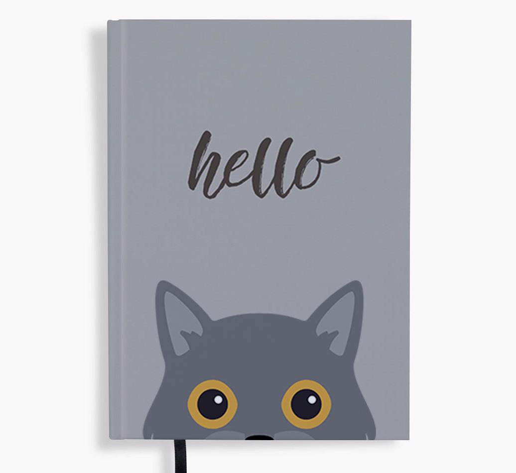 Hello: Personalized {breedFullName} Notebook