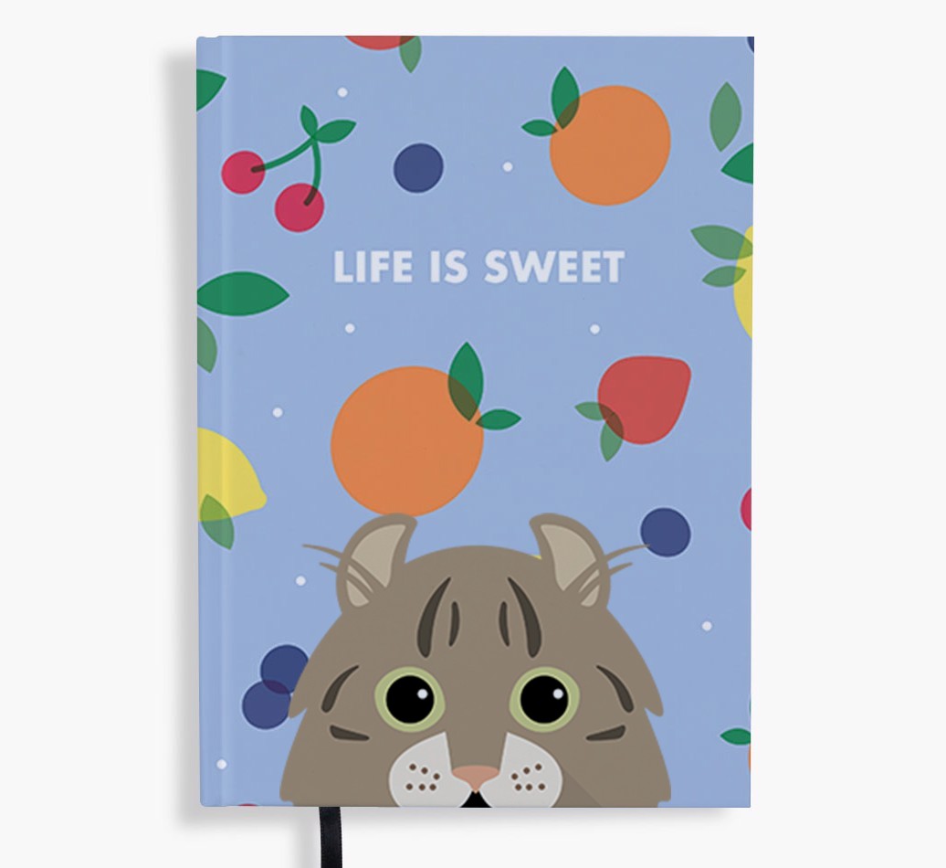 Life Is Sweet: Personalised {breedFullName} Notebook