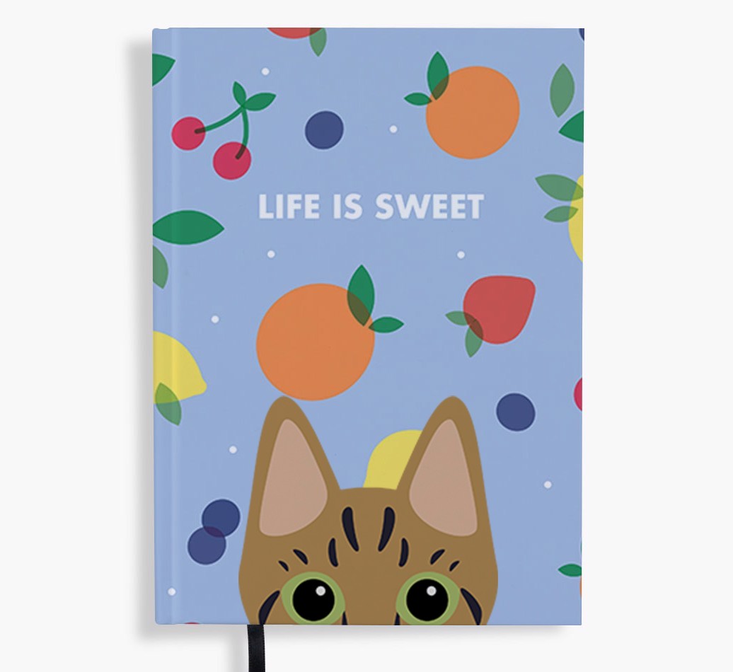 Life Is Sweet: Personalised {breedFullName} Notebook
