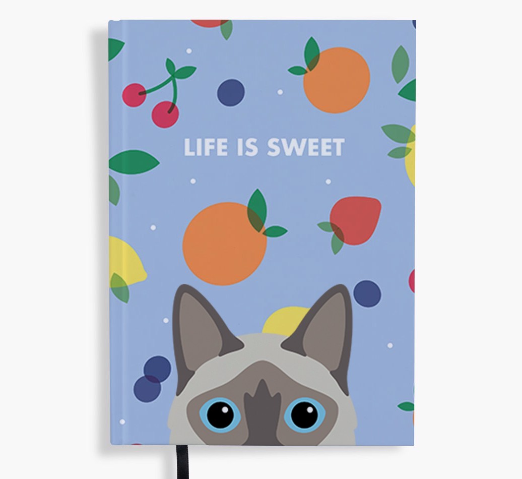Life Is Sweet: Personalised {breedFullName} Notebook