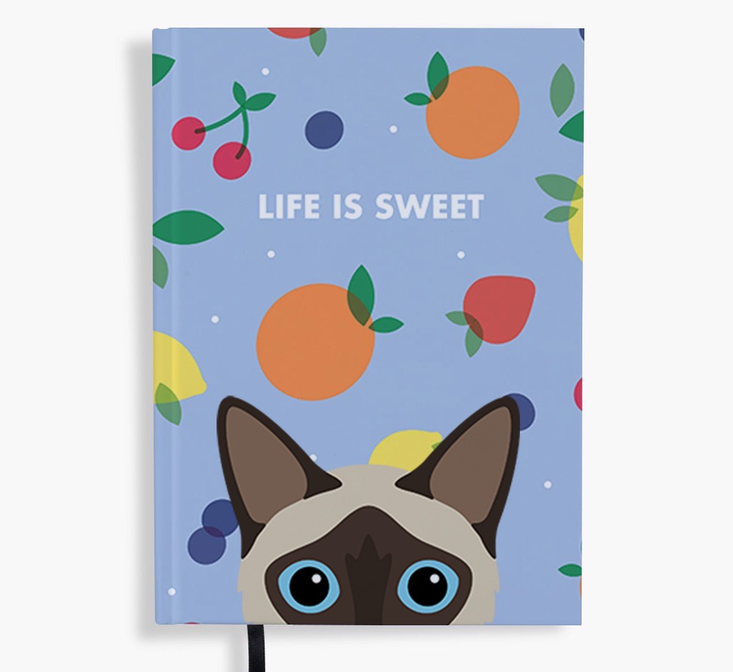 Life Is Sweet: Personalised {breedFullName} Notebook