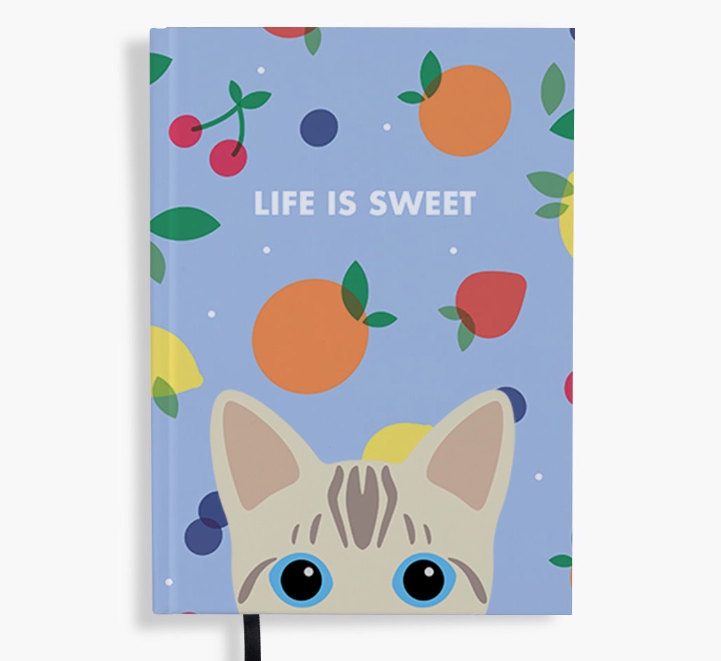 Life Is Sweet: Personalised {breedFullName} Notebook