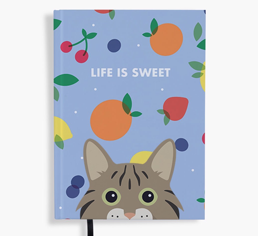 Life Is Sweet: Personalised {breedFullName} Notebook