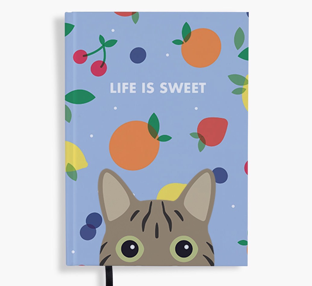 Life Is Sweet: Personalised {breedFullName} Notebook