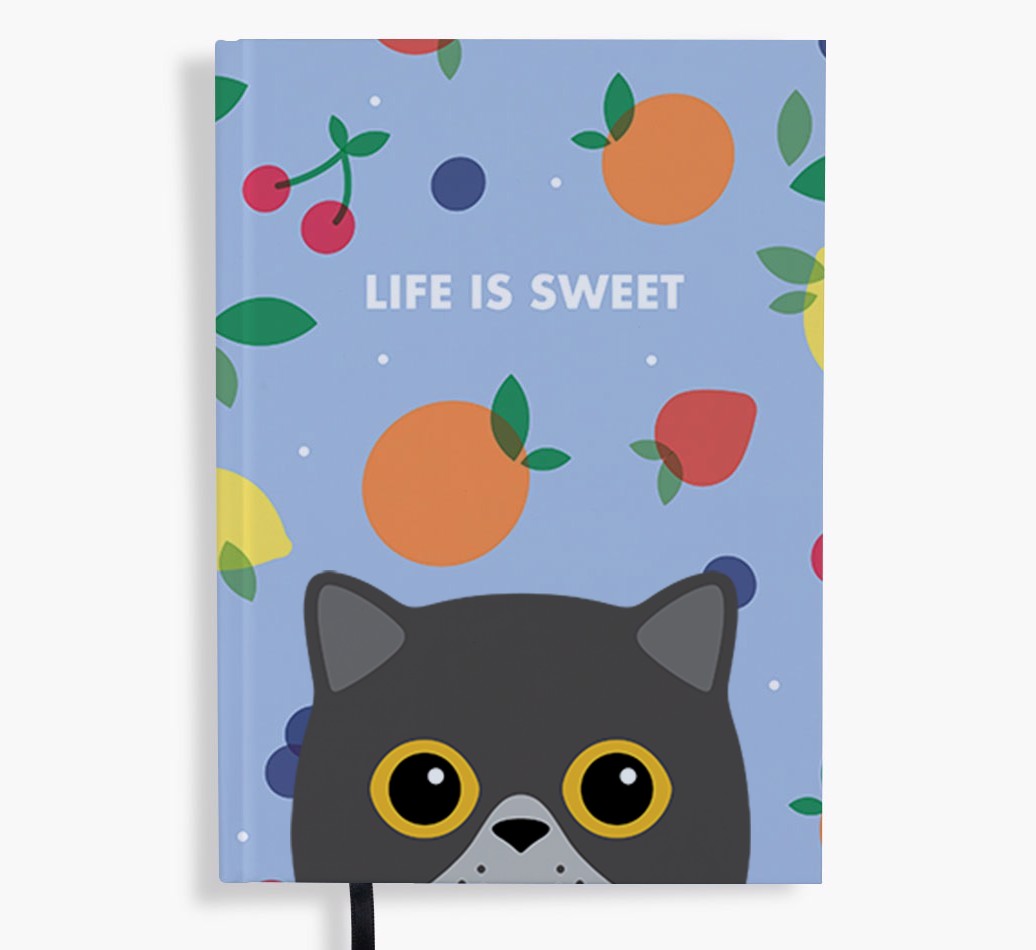 Life Is Sweet: Personalised {breedFullName} Notebook