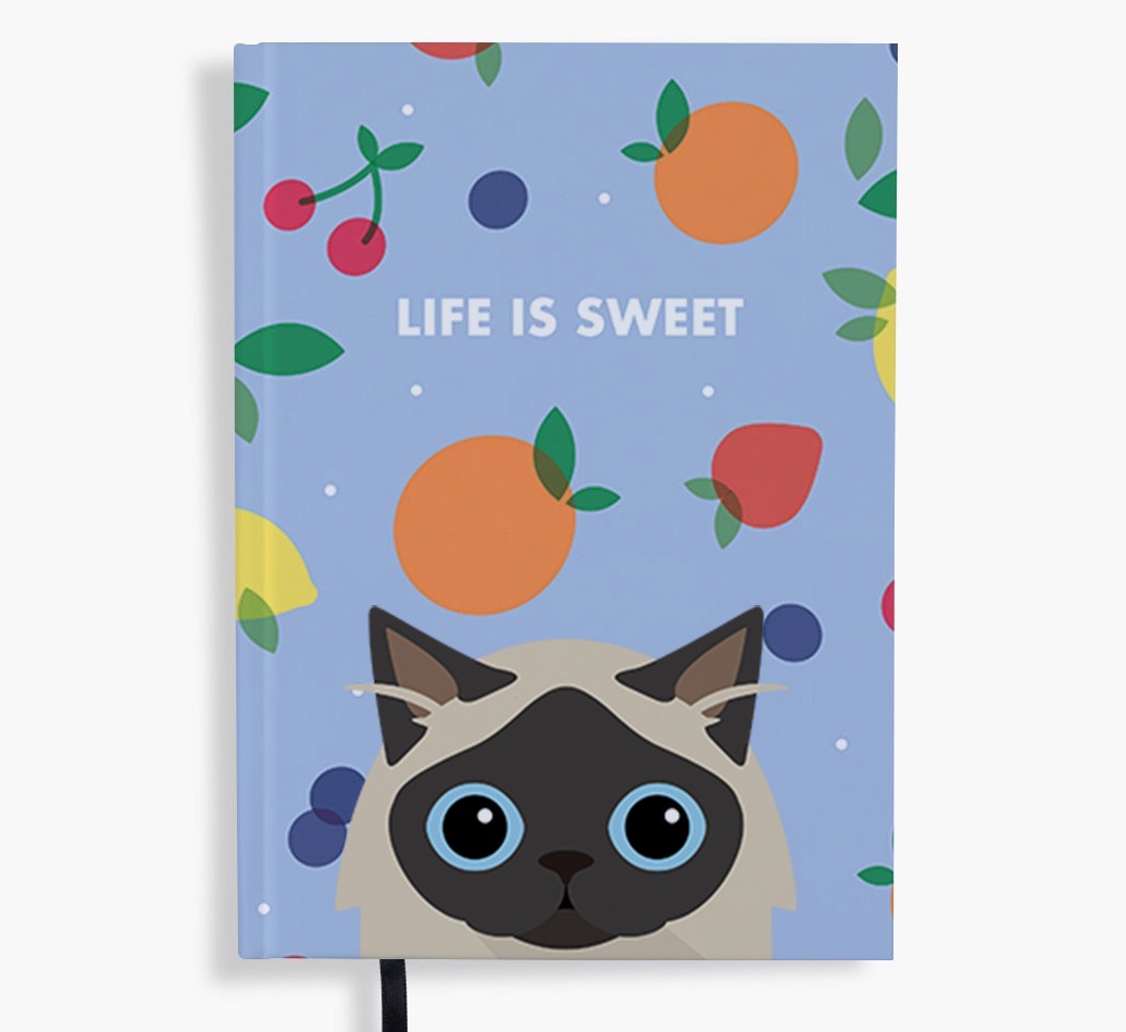 Life Is Sweet: Personalised {breedFullName} Notebook