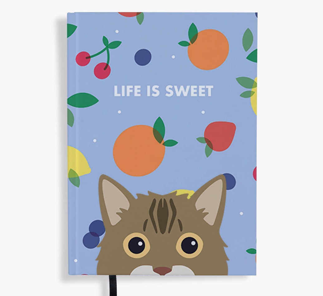 Life Is Sweet: Personalised {breedFullName} Notebook