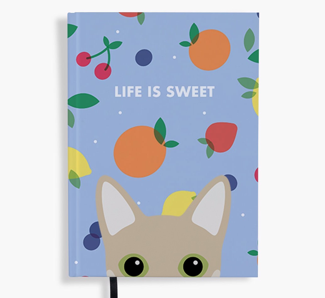 Life Is Sweet: Personalised {breedFullName} Notebook