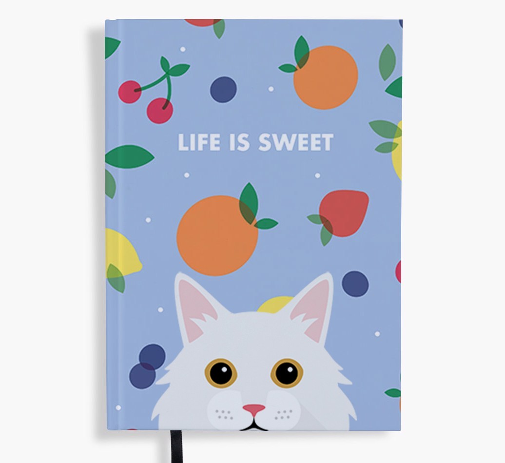 Life Is Sweet: Personalised {breedFullName} Notebook