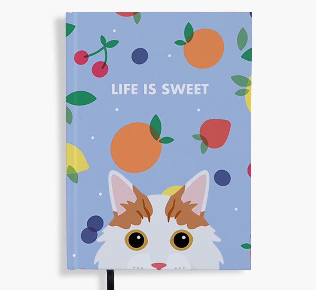 Life Is Sweet: Personalised {breedFullName} Notebook