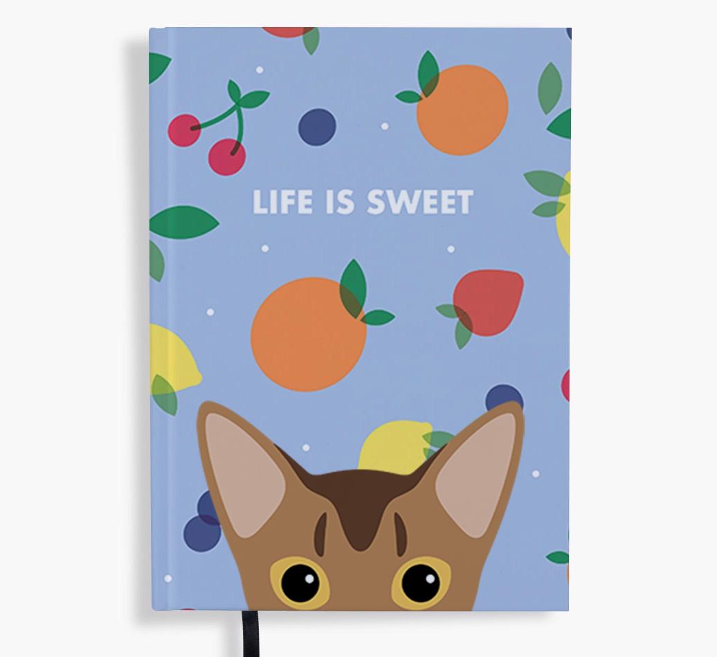 Life Is Sweet: Personalized {breedFullName} Notebook
