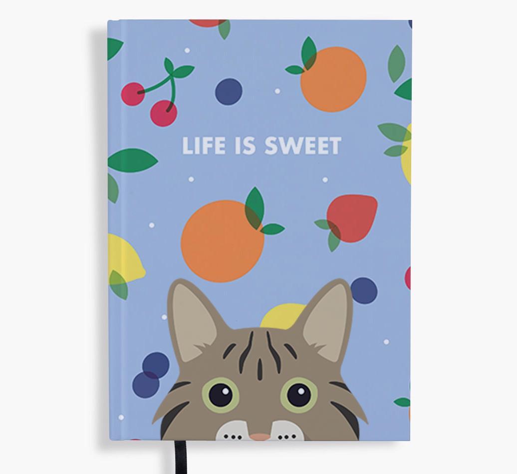 Life Is Sweet: Personalized {breedFullName} Notebook
