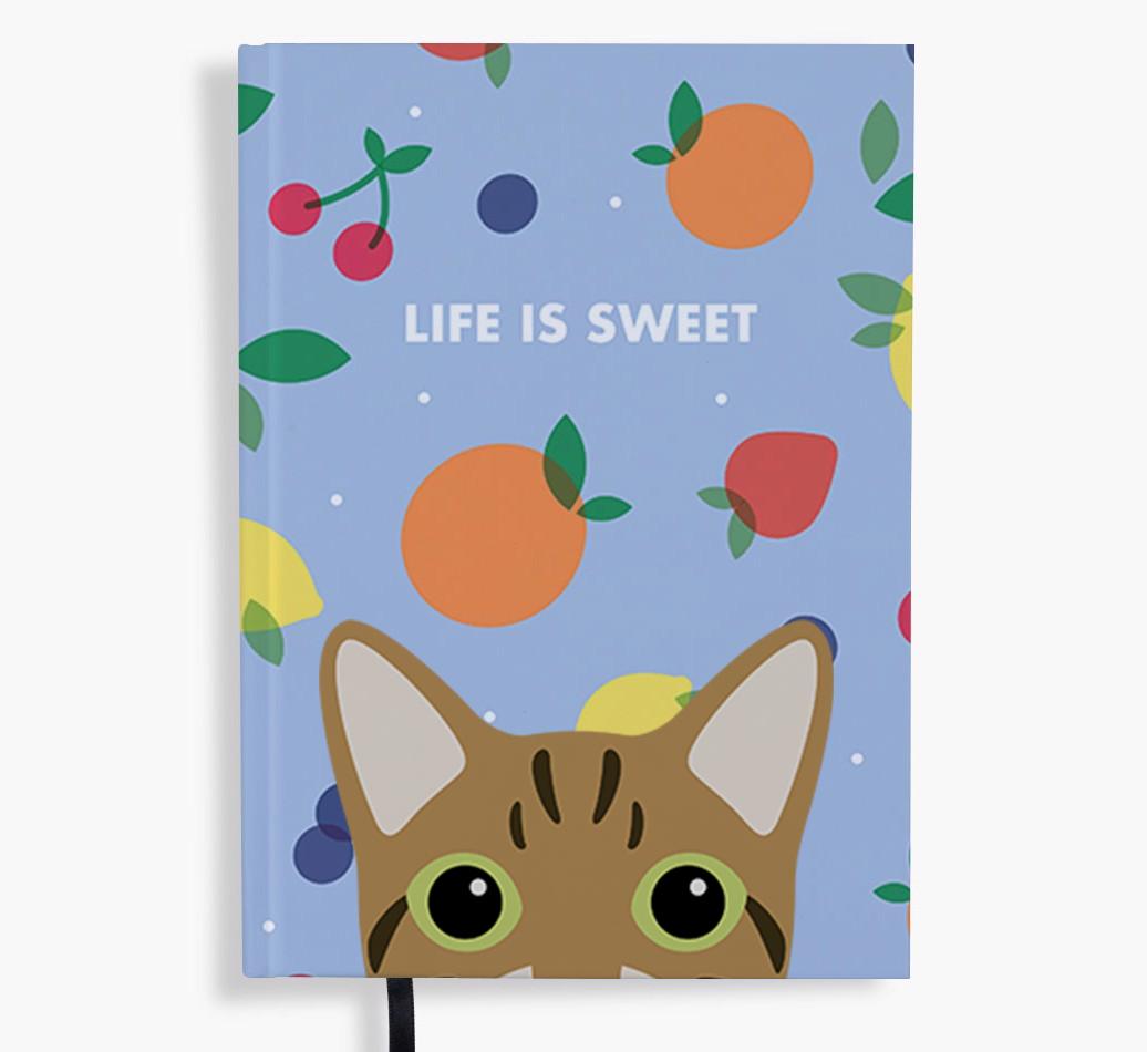 Life Is Sweet: Personalized {breedFullName} Notebook