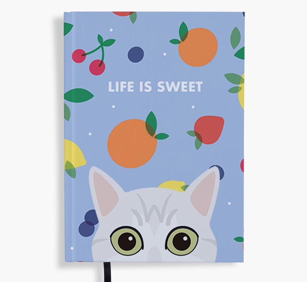 Life Is Sweet: Personalized {breedFullName} Notebook