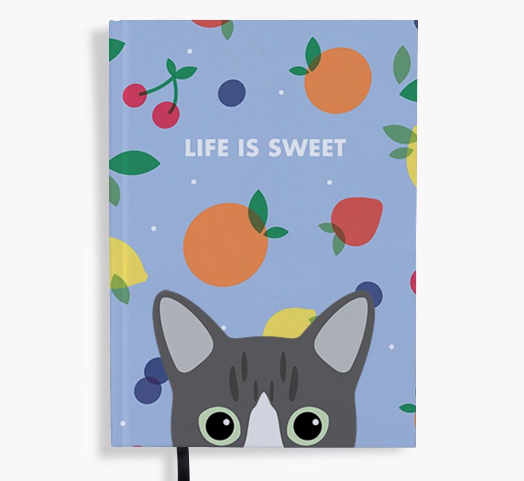 Life Is Sweet: Personalized {breedFullName} Notebook