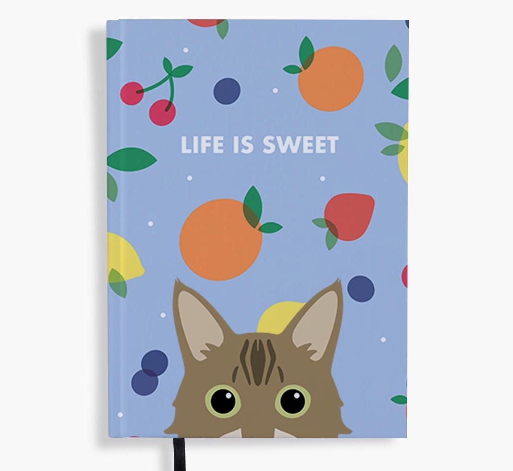 Life Is Sweet: Personalized {breedFullName} Notebook