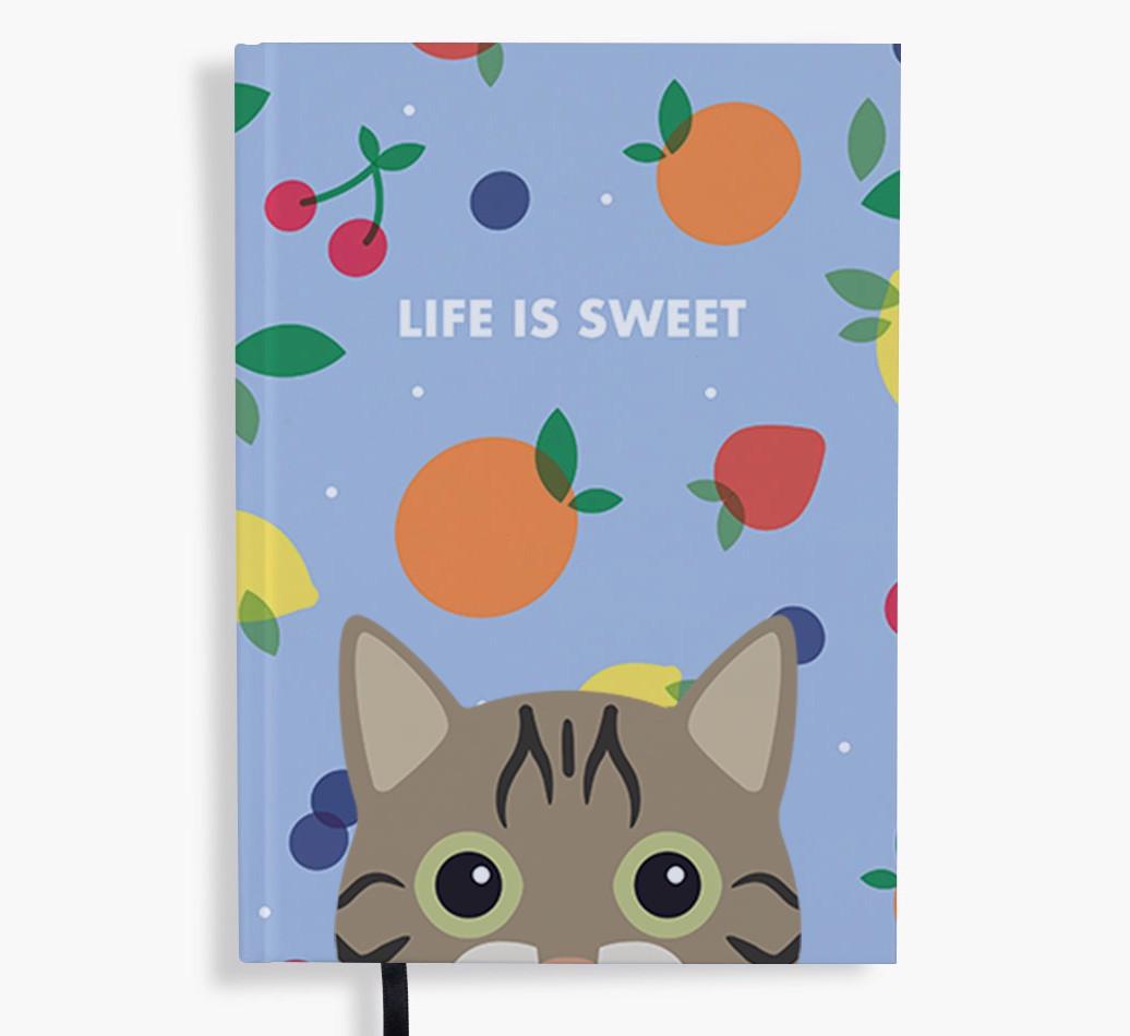 Life Is Sweet: Personalized {breedFullName} Notebook