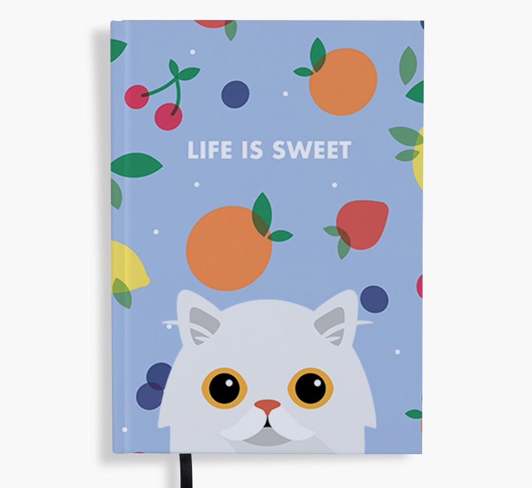 Life Is Sweet: Personalized {breedFullName} Notebook
