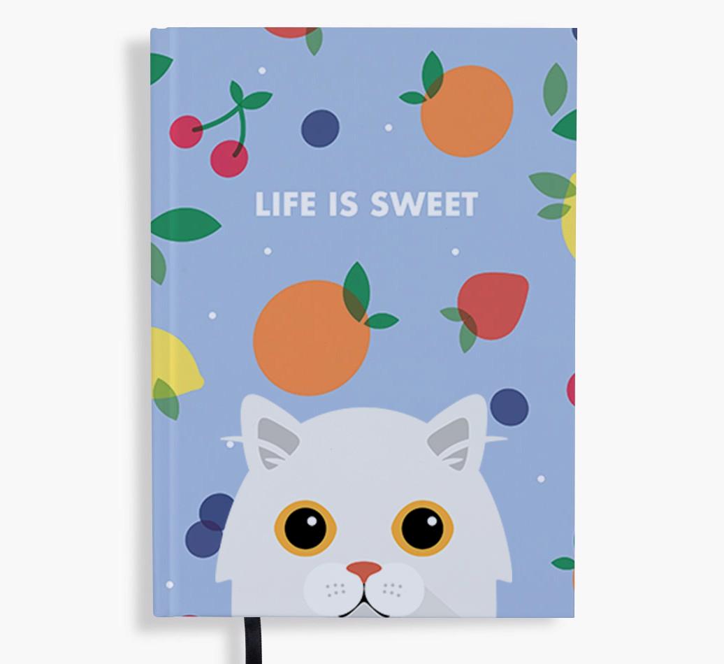 Life Is Sweet: Personalized {breedFullName} Notebook