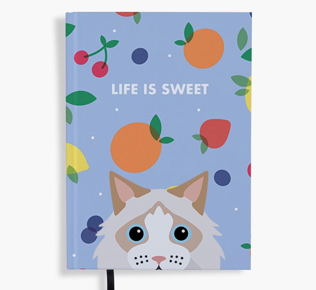 Life Is Sweet: Personalized {breedFullName} Notebook