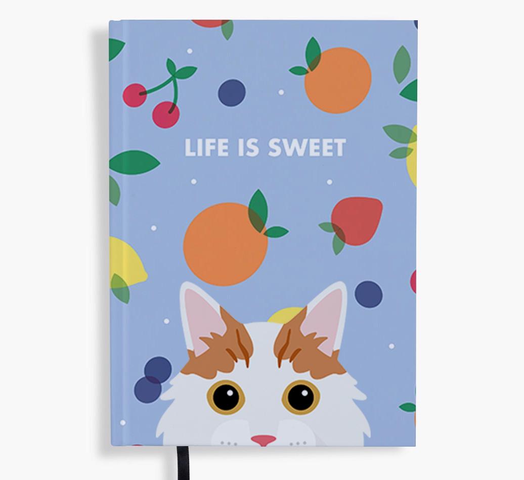 Life Is Sweet: Personalized {breedFullName} Notebook