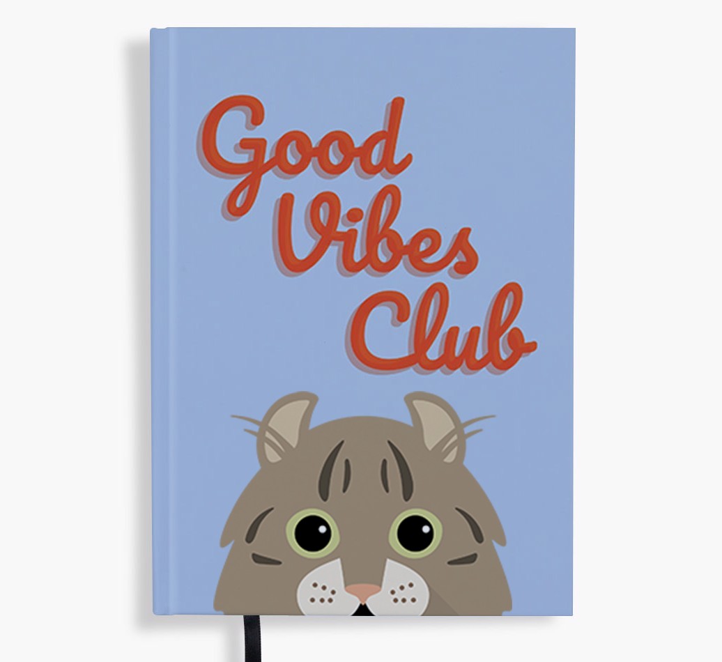Good Vibes Club: Personalised {breedFullName} Notebook