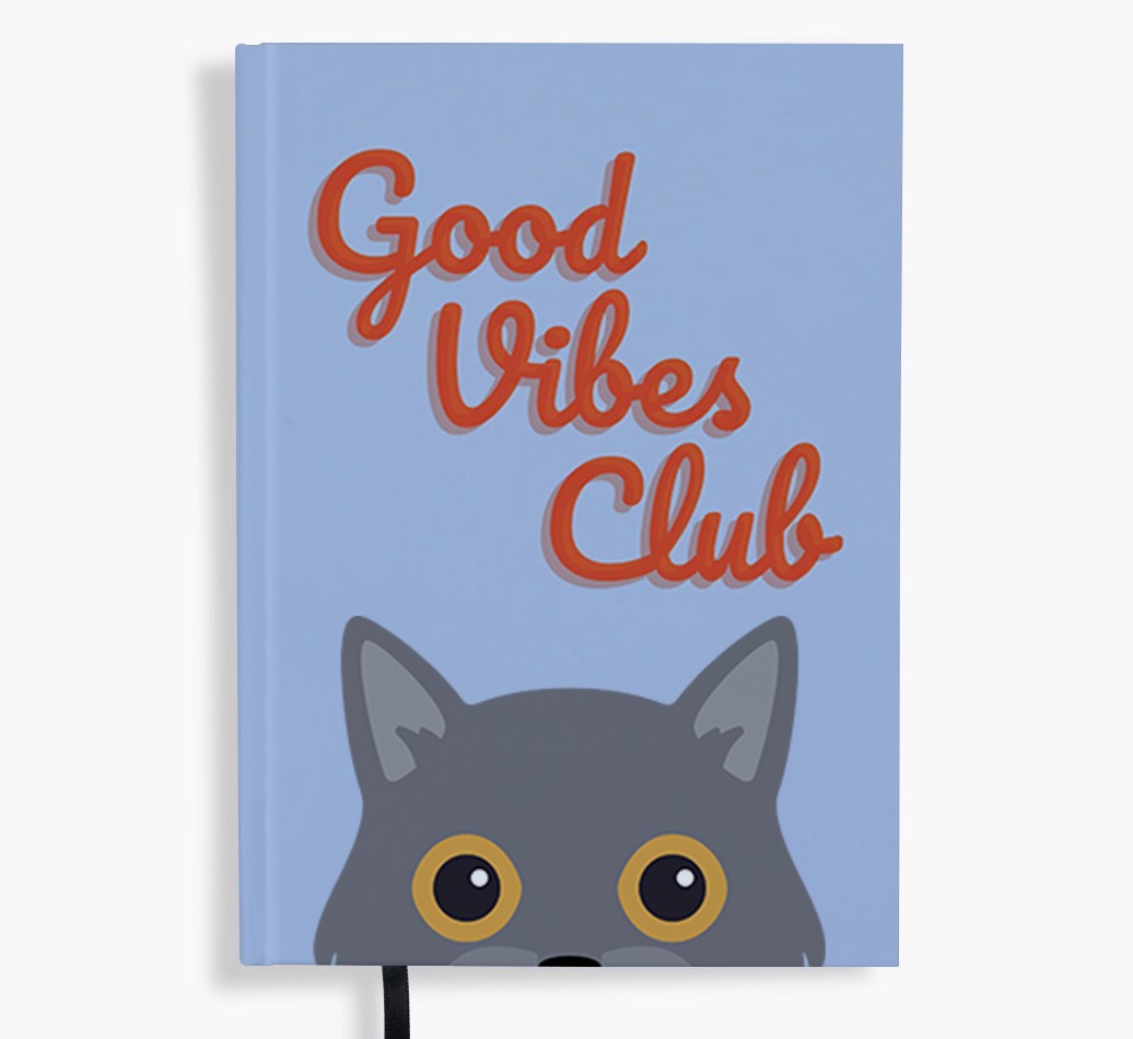 Good Vibes Club: Personalised {breedFullName} Notebook