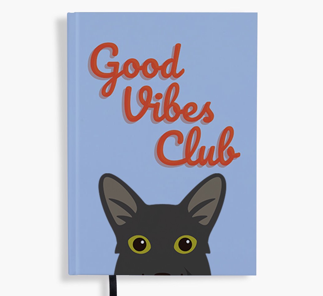 Good Vibes Club: Personalised {breedFullName} Notebook