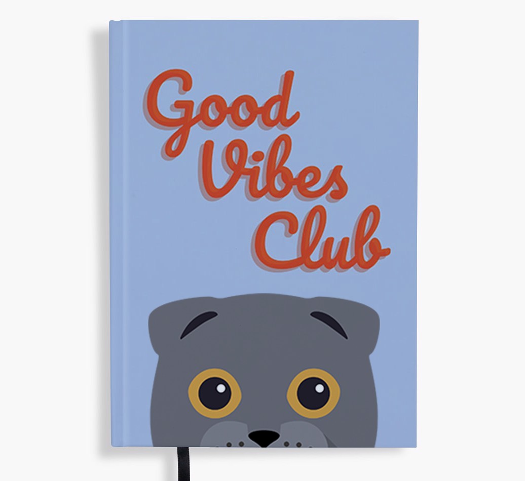 Good Vibes Club: Personalised {breedFullName} Notebook