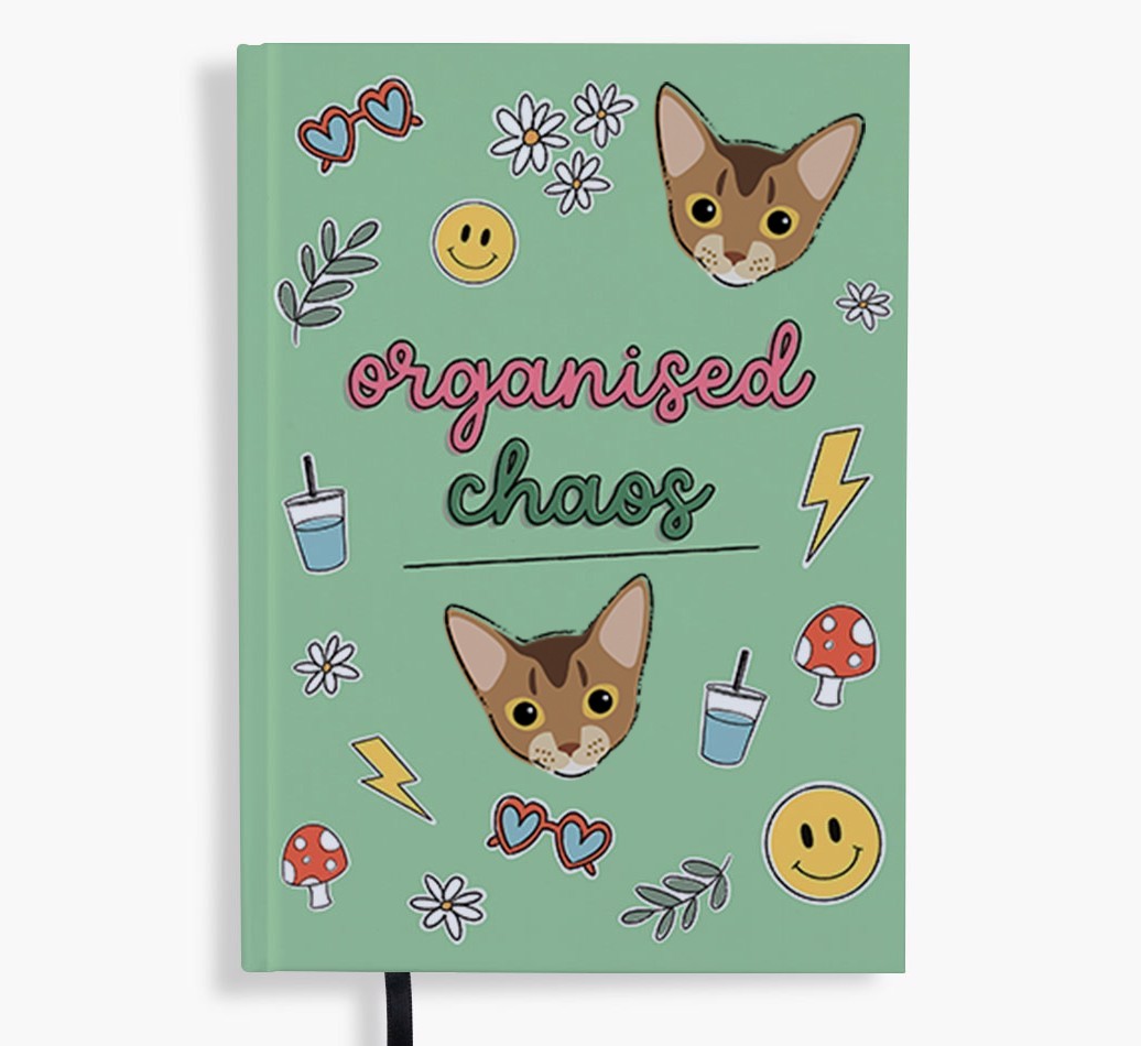 Organised Chaos: Personalised {breedFullName} Notebook