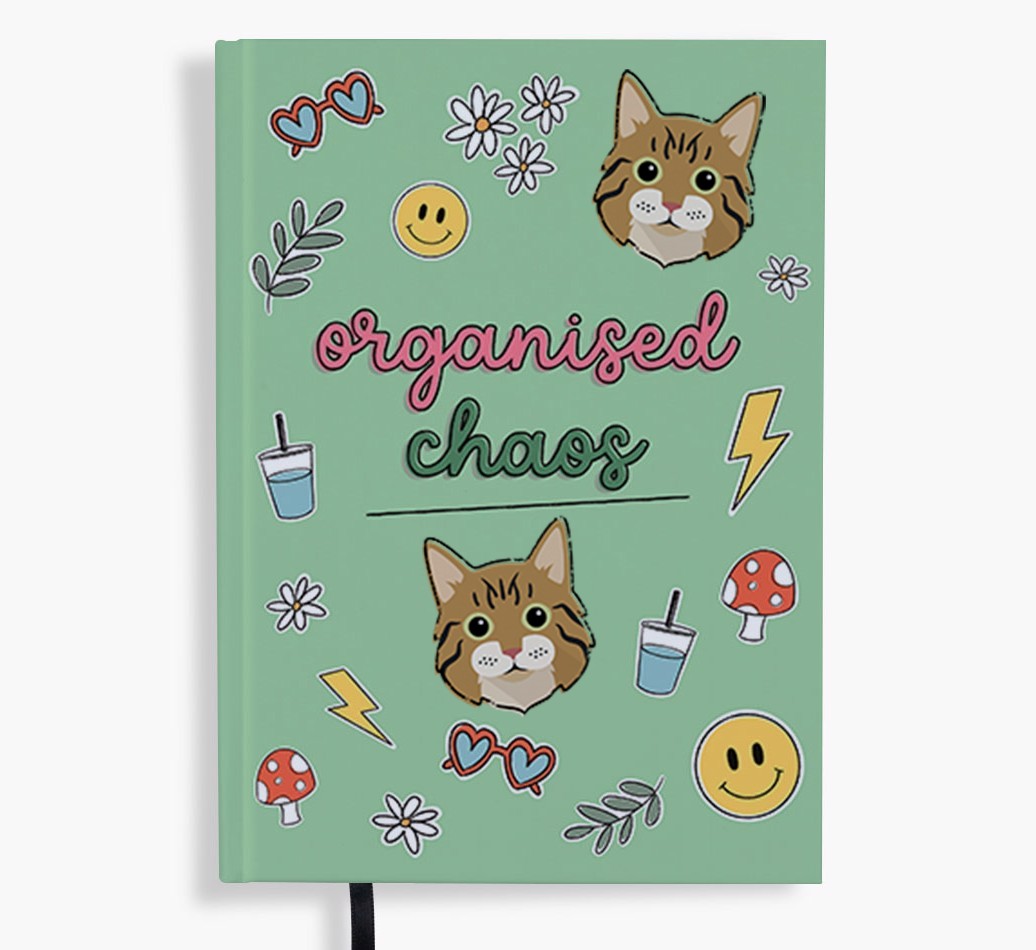 Organised Chaos: Personalised {breedFullName} Notebook